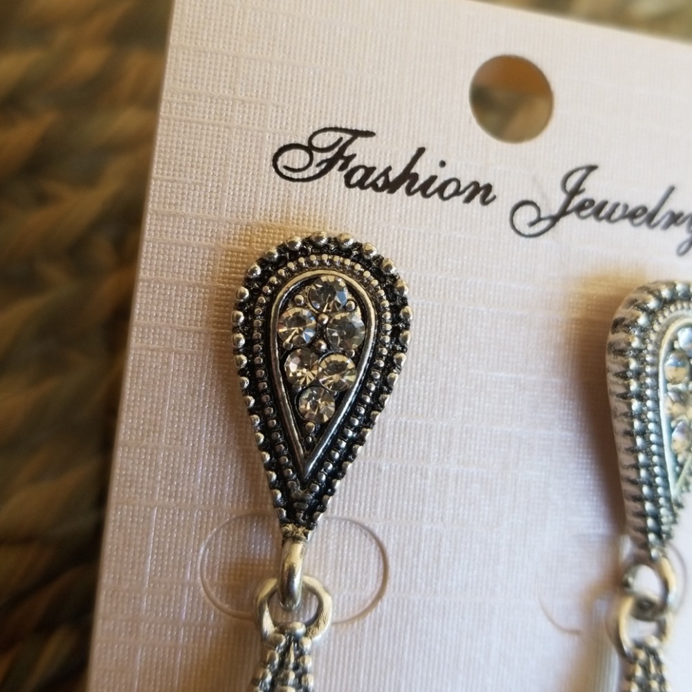 # 90. Elegant Fashion Rhinestone Earrings - Picture 4 of 5